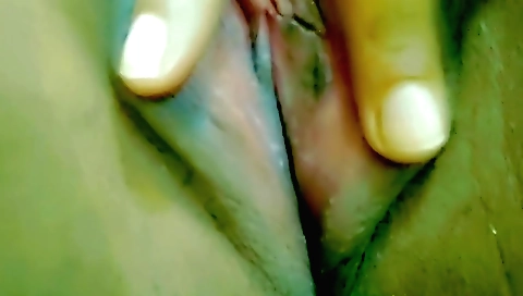 Busty indian babe with black hair enjoys solo porn