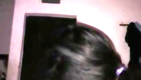 Brunette indian girl in webcam video makes love with him