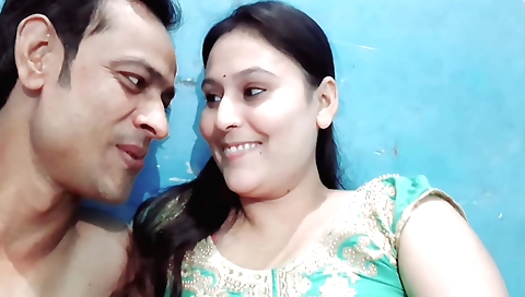 Indian brunette gets a passionate blowjob from a guy