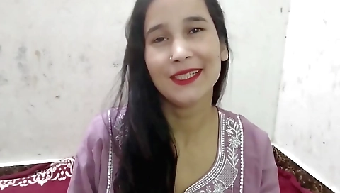 Indian teen in a sexy dress masturbates in a solo video