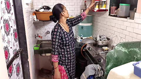 Indian girl in her stepbrother's pants getting fucked