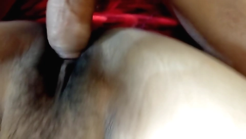 Pregnant girl in the webcam video with hairy pussy