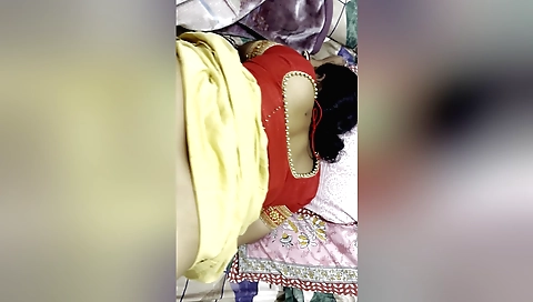 Indian bhabi with small tits enjoys her stepbrother
