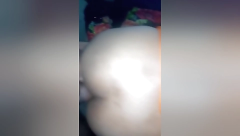 Indian teen with a big ass fucks a big ass in a doggy style