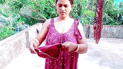 Indian cleaning boy gets fucked by busty cleaning girl