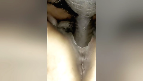 Indian babe with a nice face enjoys the sensual experience