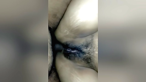 Indian girl with hairy pussy gets her ass penetrated