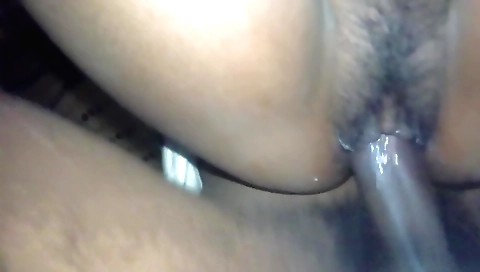 Petite chick with hairy pussy and boobs gets fucked