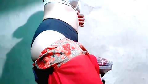 Indian girl takes a shower in her home in a hot solo video