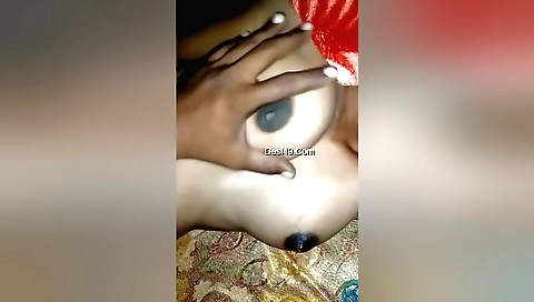 Indian girl shows hairy pussy in POV in white blouse