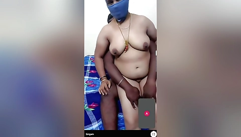 Indian chick with a big ass is getting a creampie on