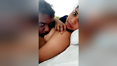 Indian babe masturbates and gets fucked in different poses