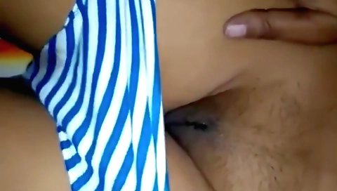 Indian babe with a hairy pussy takes off sexy clothes