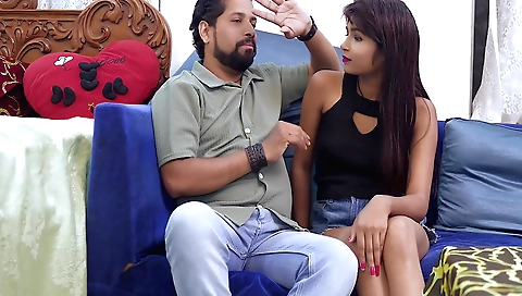 Buxom indian teen 18+ is having fun with her stepbrother