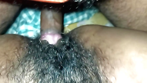 Indian chick with hairy hairy pussy fuck in hardcore