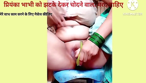 Indian stepsister-in-law squirting her pussy in a solo video