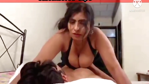 Indian pornstar fucked by her old friend in this sex scene