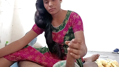 Indian brunette with hairy pussy sucking and fucking