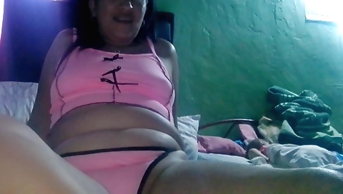 Indian stepmother gives a blowjob to stepfather's cock