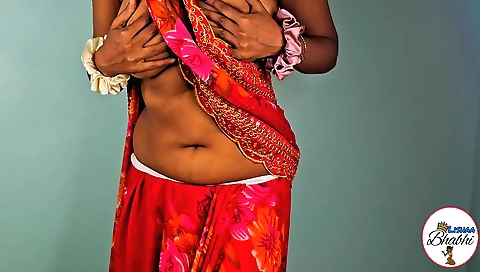 Indian dancing to the music at the amateur dancing show