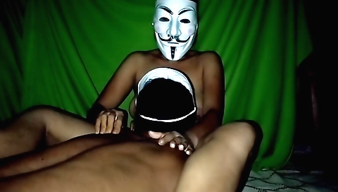 Indian babe gets fucked by a guy with an awesome ass