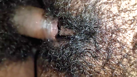 Indian babe with hairy pussy gets fucked by a boyfriend