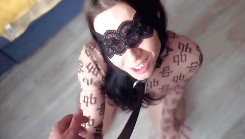 Amateur brunette gets fucked in ass and facialized