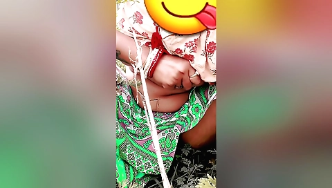 Solo indian video of a girl in leather boots and shorts