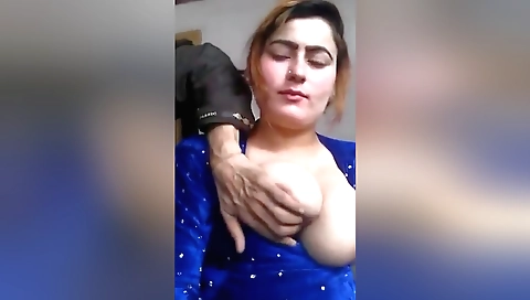 Amateur webcam porn of a big ass brunette in dress