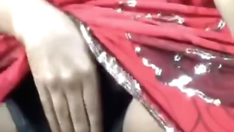 Sexy teacher with a large ass is showing her cute face on webcam