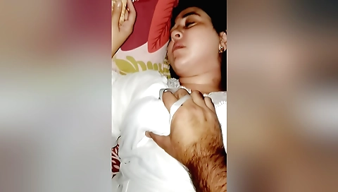 Indian housewife takes husband bonking in POV clip