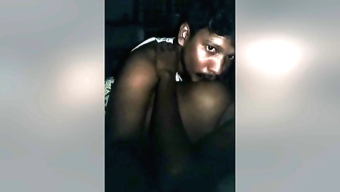Indian webcam vid with hot handjob and passionate blowjob