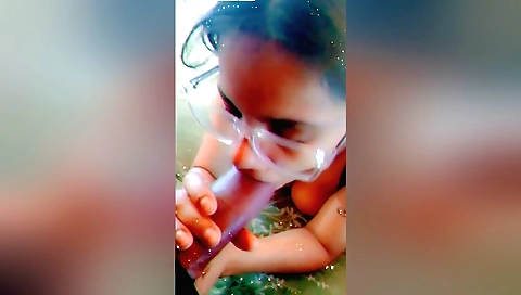 Indian girl with a black body gets her body covered up