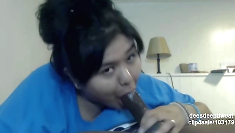 Busty girl with big breasts and a fat booty is making facial