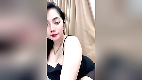 My beautiful body shows up in a sexy dress and stockings