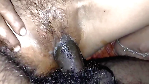 Indian girl masturbates in a school and rubs hairy pussy