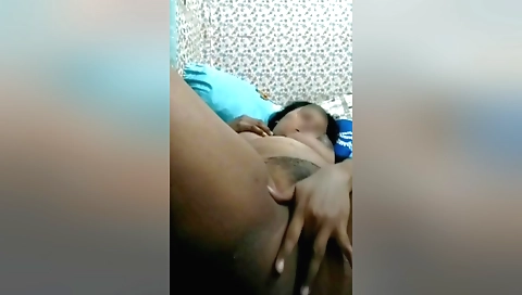 Horny amateur brunette with a hairy cunt enjoys fucking