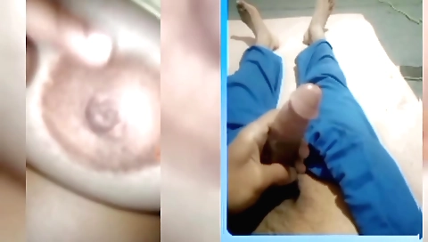 Amateur handjob video made by a Pakistani pornstar
