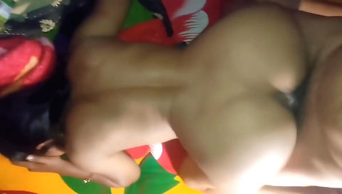 Indian girl with big tits gets showered with a big dick