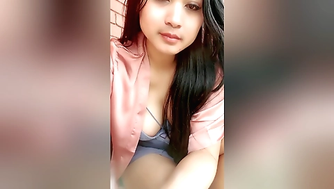 Hot indian amateur solo video with me taking it naked