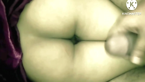 Indian teen with big tits riding and cock in bedroom