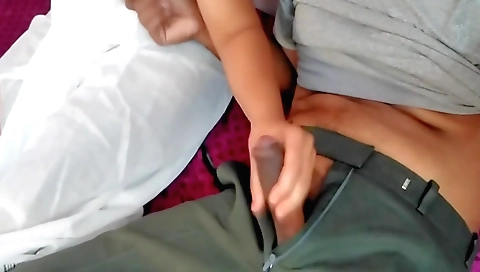 Handjob of a hairy Indian babe in a hardcore pov video