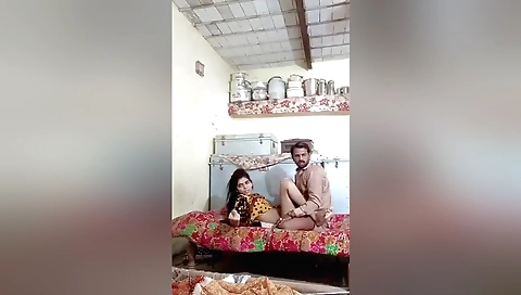 Hot brunette with sexy body fucking in a romantic scene