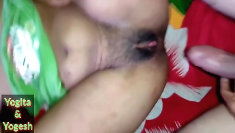 amateur brunette 18+ with hairy bush and a large ass