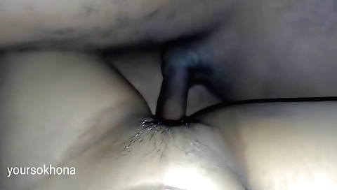 Indian teen masturbating with a dildo in the bathroom