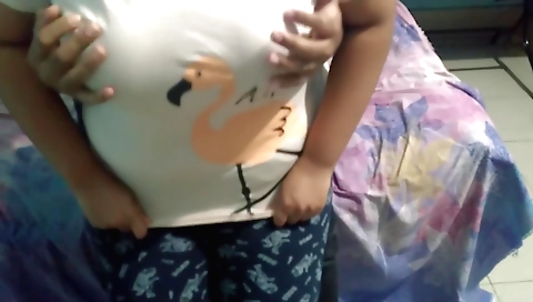Indian stepbrother gets horny and takes a creampie
